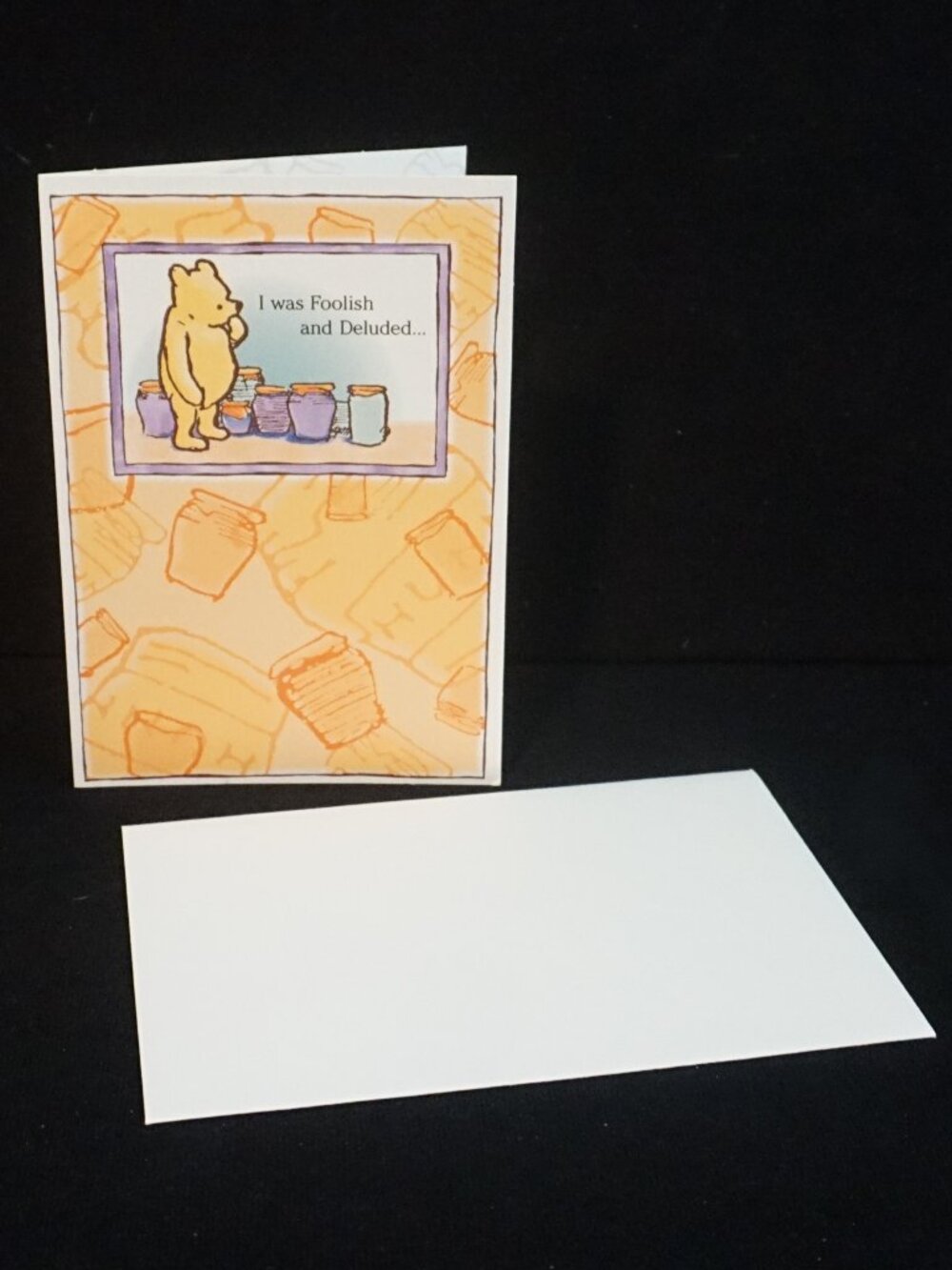 Hallmark Card Disney Classic Winnie the Pooh Greeting Card Apology Sorry